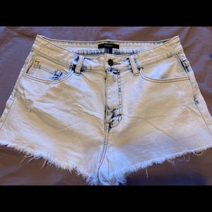 Light Wash Jean Shorts